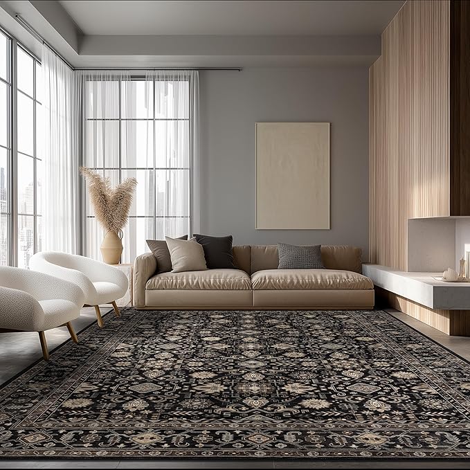 Ruaruarug Washable Area Rug 9x12 by Ruaruarug