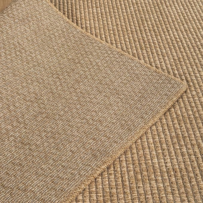 CAMILSON Easy Jute Rug 2x3, Indoor Outdoor Natural Color Farmhouse Area Rugs - Image 6