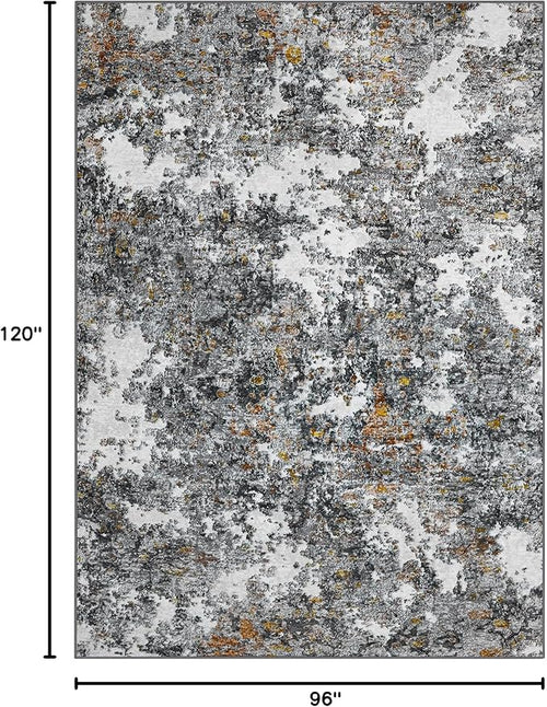 8x10 Area Rug for Living Room Bedroom: Large Washable Rug - Image 2