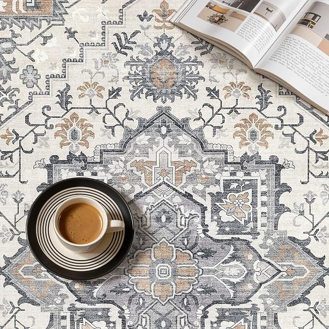 UERMEI 10x14 Area Rug Living Room Rugs - Image 8