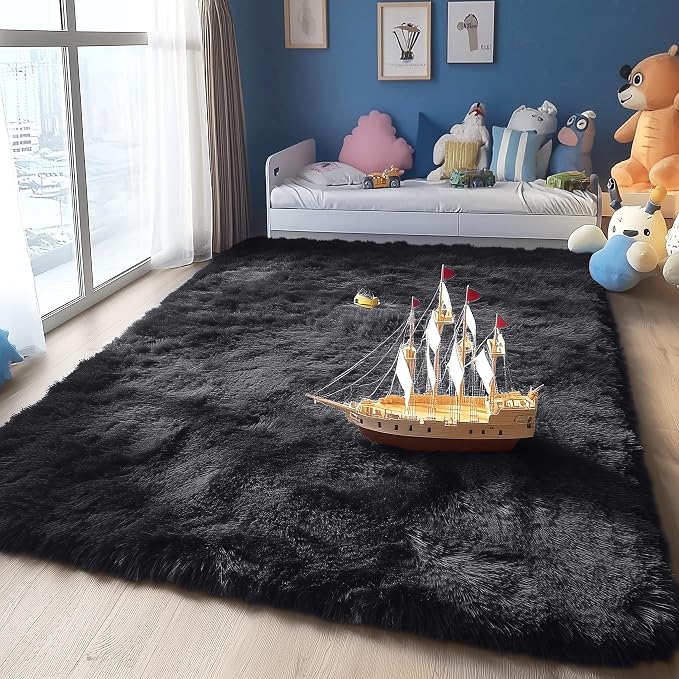 OLANLY 4x12 Area Rugs for Living Room Bedroom, Machine Washable Soft Fluffy - Image 7