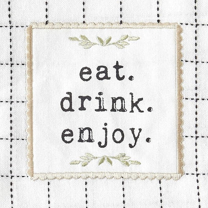 DII Home Sweet Farmhouse Kitchen Collection, Dishtowel Set - Image 6