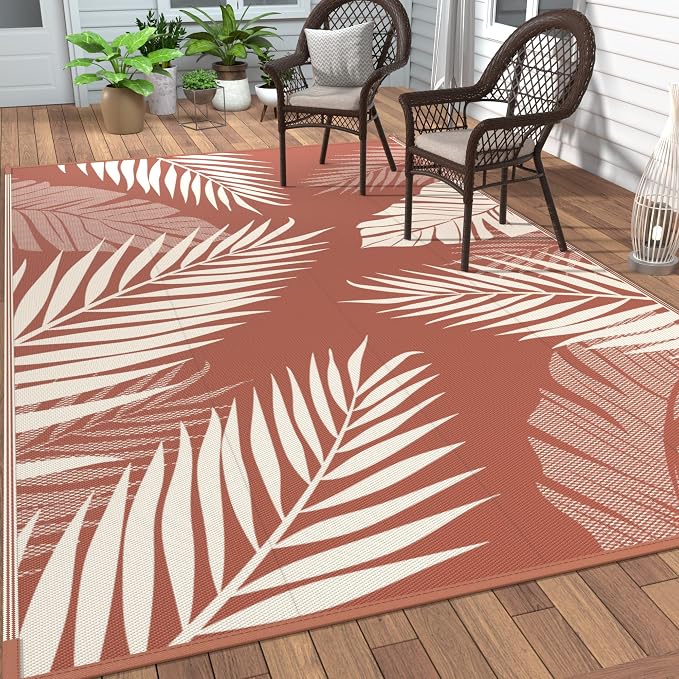 GENIMO Outdoor Rug 10' x 14' Waterproof by GENIMO