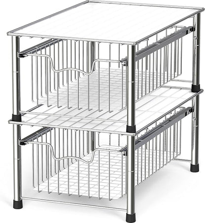 Simple Houseware Stackable Basket Drawer - Image 5