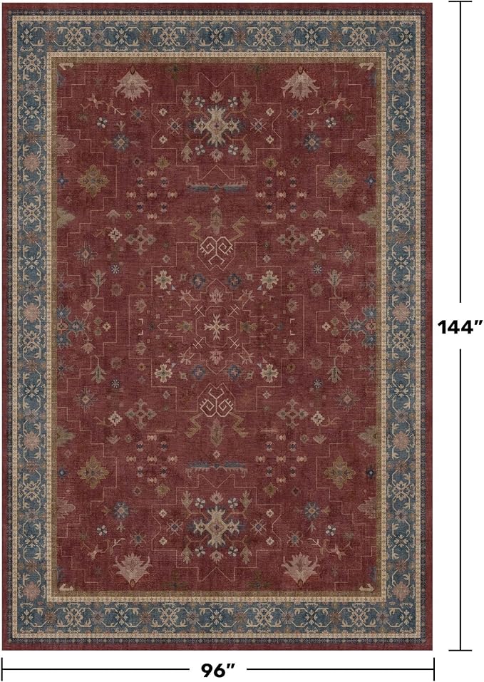 Hazo Haus Oriental 8x12 Large Area Rugs - Image 2