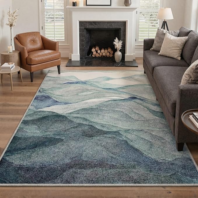 BEIMO Area Rugs 5x7 for Living Room Bedroom, Modern Abstract Machine Washable by BEIMO