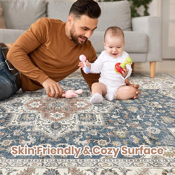 Vintage Living Room Area Rug 12x15 - Image 3