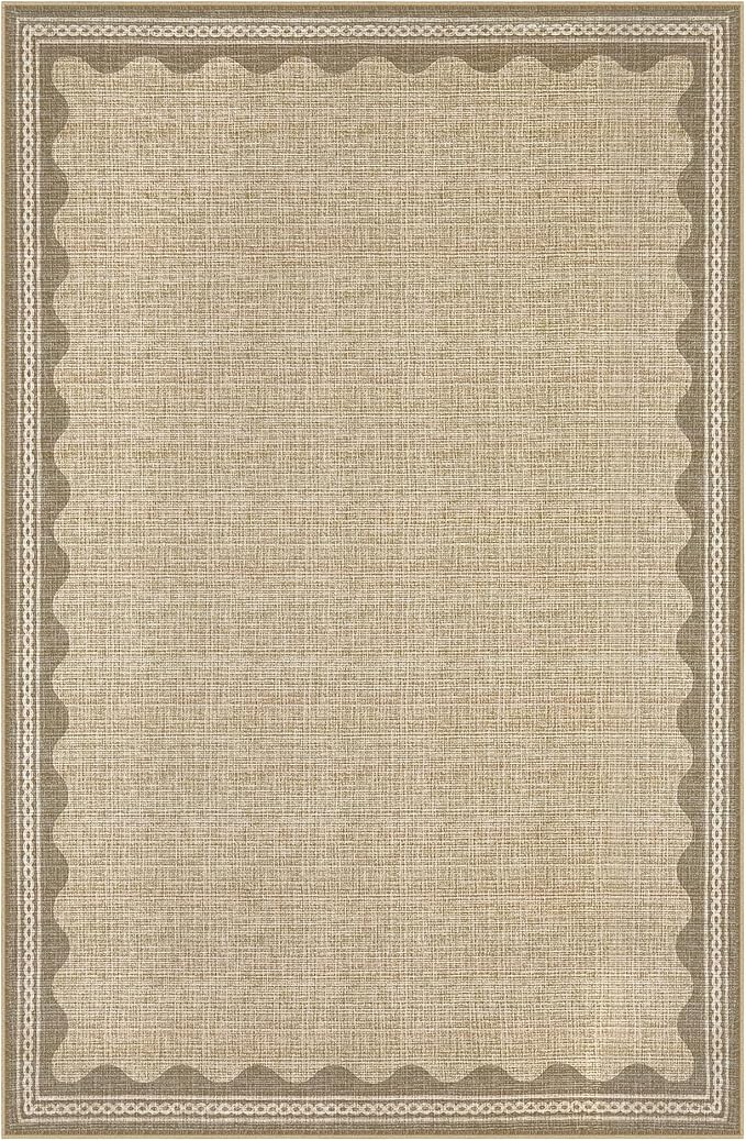 GarveeHome Scalloped Washable 8x10 Rug - Image 5