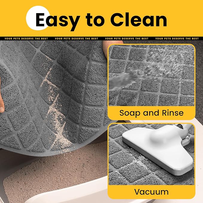 Conlun Cat Litter Mat Litter Trapping Mat, Premium Durable PVC Grid Mesh - Image 7