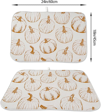 Fall Dish Drying Mat 18x24 Inches - Image 2