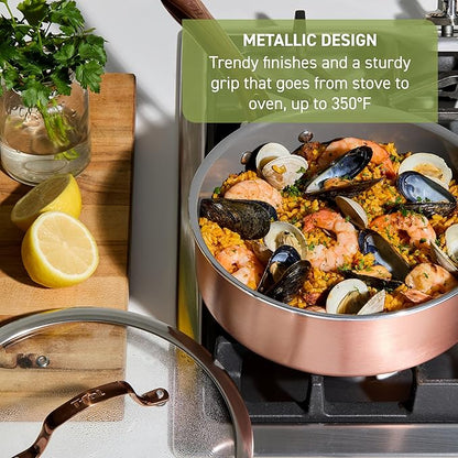 T-Fal Preserve Ceramic Nonstick Saute Pan - Image 4