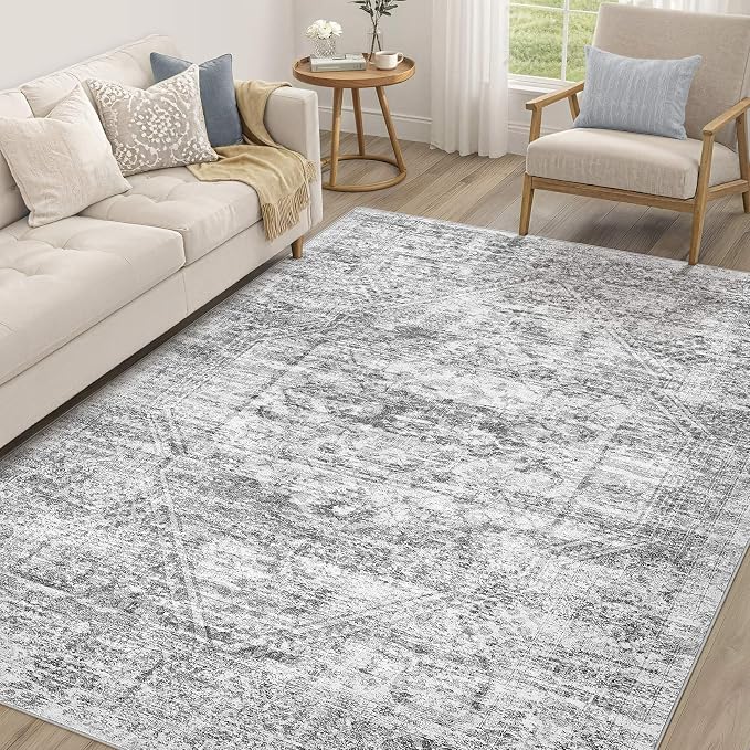 Vintage Living Room Area Rug 6x9 by COTILED