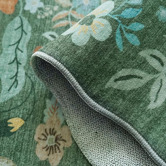 Washable 2x8 Hallway Runner Rug: Water-Resistant Kitchen Rug Soft Bedroom - Image 3