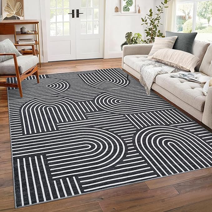 ROYHOME Washable Rug 8x10 Area Rugs by ROYHOME