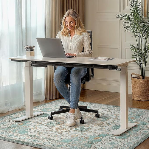 36"x48" Office Chair Mat for Hardwood Tile Floor, Under Desk Carpet Protector - Image 2