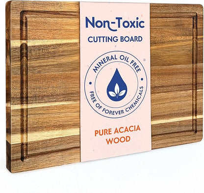 Non Toxic Wood Cutting Board by Ziruma