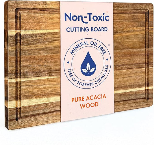 Non Toxic Wood Cutting Board by Ziruma
