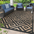 GENIMO 5'x8'Outdoor Rug Waterproof, Reversible Mats, Area Rug, Plastic Outside by GENIMO