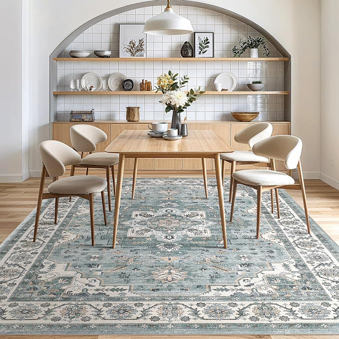 Vintage Living Room Area Rug 10x12 - Image 7