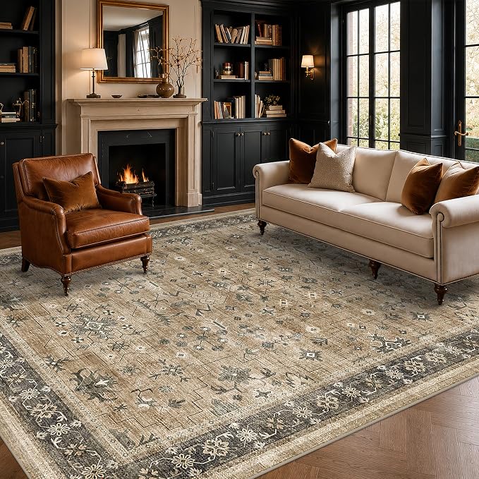 Hazo Haus Vintage Desert 5x8 Living Room Area Rug - Image 6