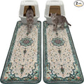 Hompet Cat Litter Mat 2 Pack, 18x54 Large Machine Washable Trapping Mats by Hompet