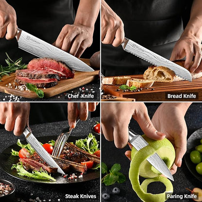 KEEMAKE 14-Piece Knife Set - Image 5