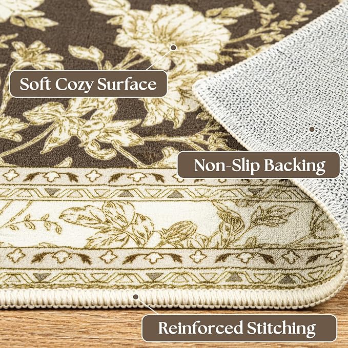 Large Neutral Brown Area Rug 10x12 - Image 3