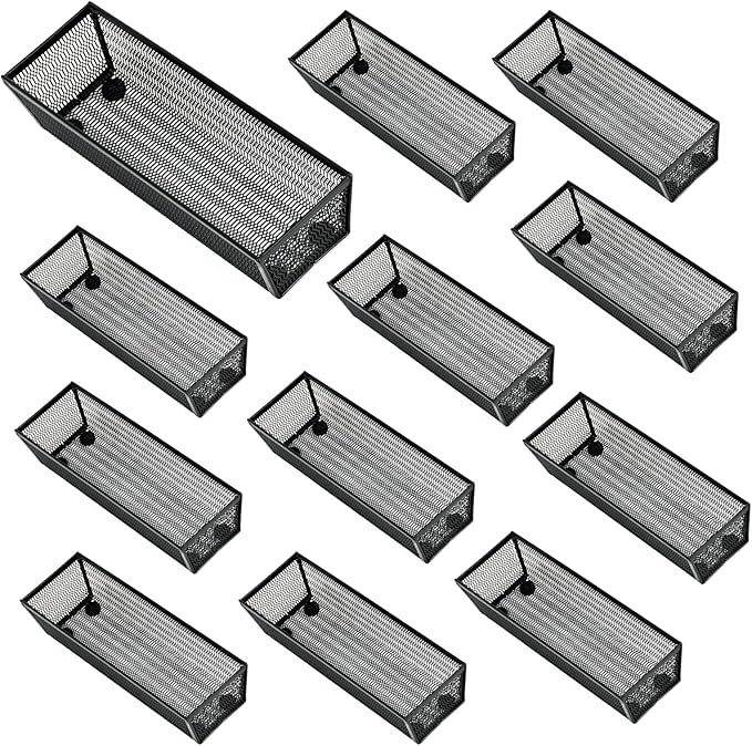 Neudeco Silverware Organizer, Mesh Drawer Organizer - Image 8