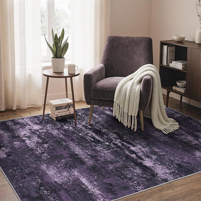 BEIMO Area Rugs 6x9 for Living Room Bedroom, Modern Abstract Machine Washable - Image 2