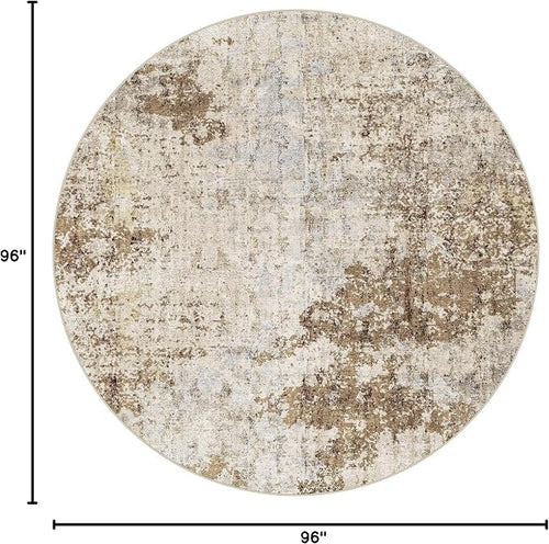 8ft Round Area Rug Living Room Rugs - Image 2