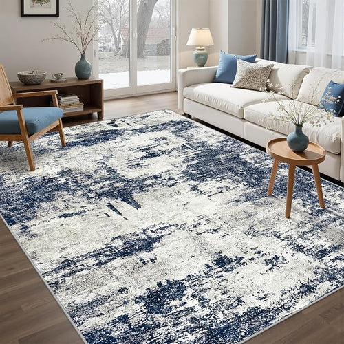 Area Rug Living Room Rugs: 5x7 Washable Rug by Tosuoka