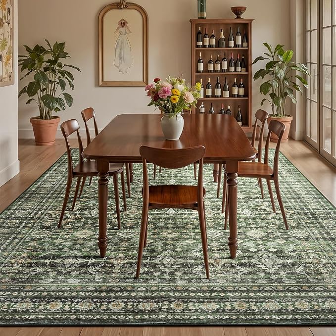 Lofus 10X 12 Area Rug for Living Room, Soft Boho Carpets for Bedroom Dining - Image 3