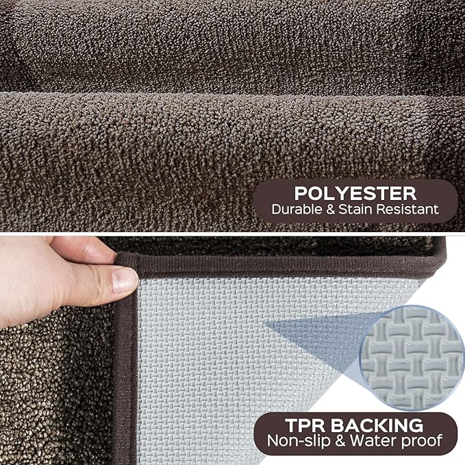 Machine Washable Kitchen Rug 24" x 36", Non Slip Kitchen Mat - Image 3