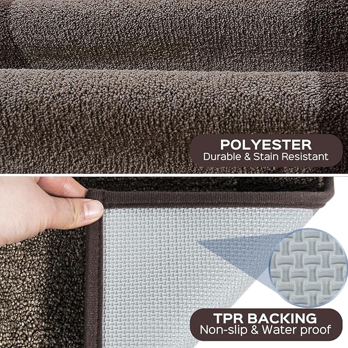 Machine Washable Kitchen Rug 24" x 70", Non Slip Kitchen Mat - Image 3