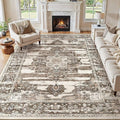 Washable 8x10 Area Rug for Living Room & Dining Room by JessibouAreaRug