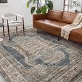 CHAMPLANT Washable Area Rug 10'x14' Boho Design Non-Shedding Easy Care Ideal by CHAMPLANT