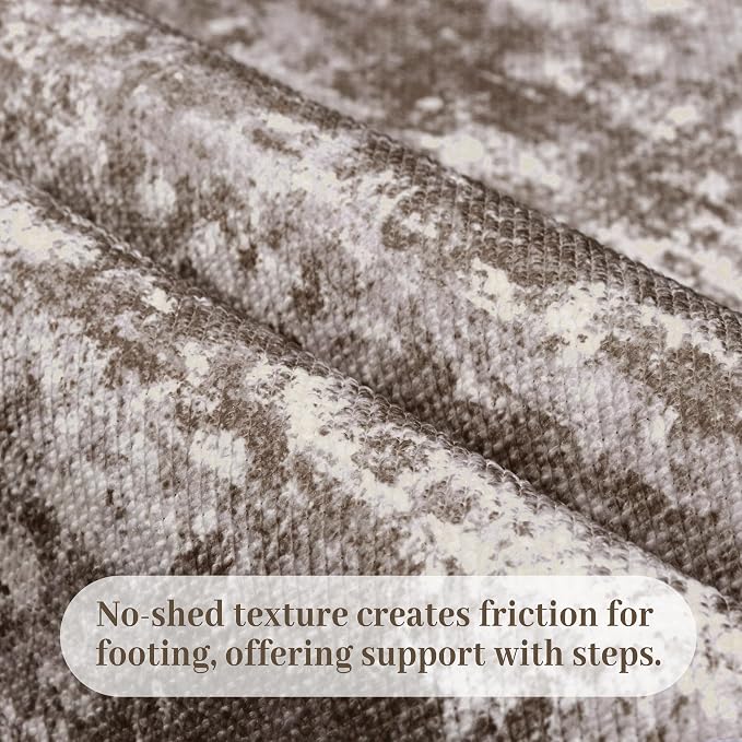 Runners for Hallways Ultra Non-Slip 2x4 Washable Kitchen Rug Abstract Tear and - Image 4