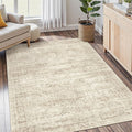 Soalmost 4x6 Area Rugs for Living Room, Vintage Washable Rugs for Dining Room by Soalmost