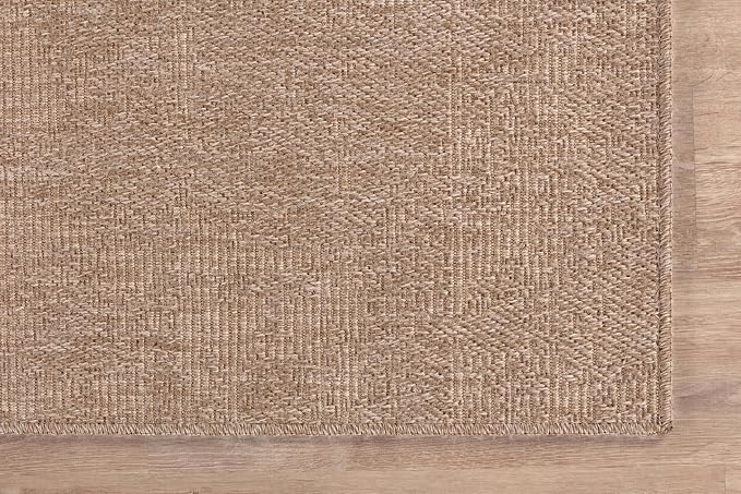 CAMILSON Easy Jute Rug 4x6, Indoor Outdoor Natural Color Fiber Area Rugs - Image 7