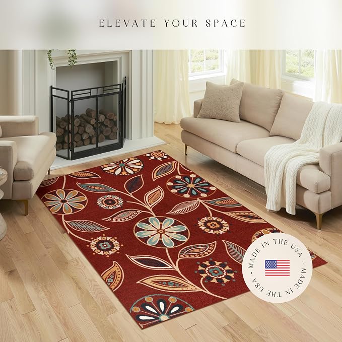 Maples Rugs Reggie Floral Area Rug - Image 3