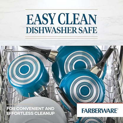 Farberware 20361 Dishwasher Safe Nonstick Cookware Set / Pots and Pans Set - Image 4