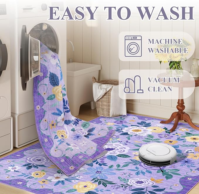 DUKINO Runner Rug, 2x10 Kitchen Hallway Carpet, Washable - Image 7
