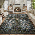 AMTOVO 8x10 Washable Area Rugs for Living Room, Non-Slip&Non-Shedding Large by AMTOVO