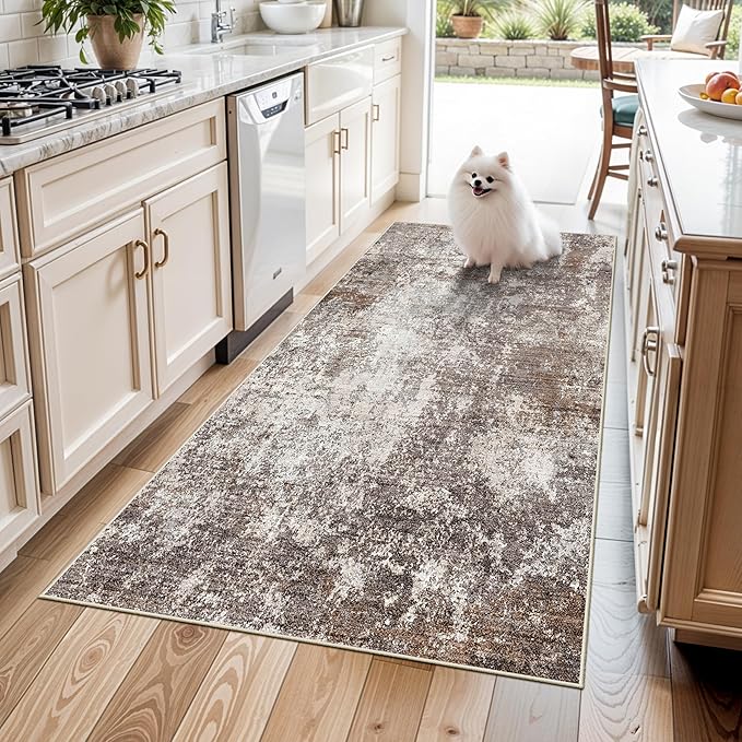 4x6 Washable Kitchen Rug –Non-Slip Small Area Rug by BYYVOORugsforYourHome