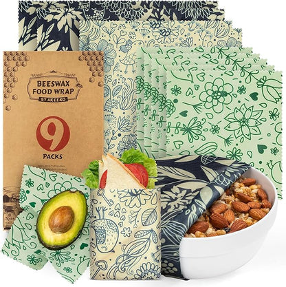 Akeeko Reusable Beeswax Food Wraps by Akeeko