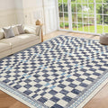 GarveeHome Area Rug 9x12 for Dorm Home Machine Washable Non-Slip Low Pile Rugs by GarveeHome