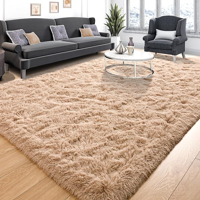 Tepook Super Soft Fluffy Rugs for Living Room, Area Rugs 8x10 for Bedroom - Image 2