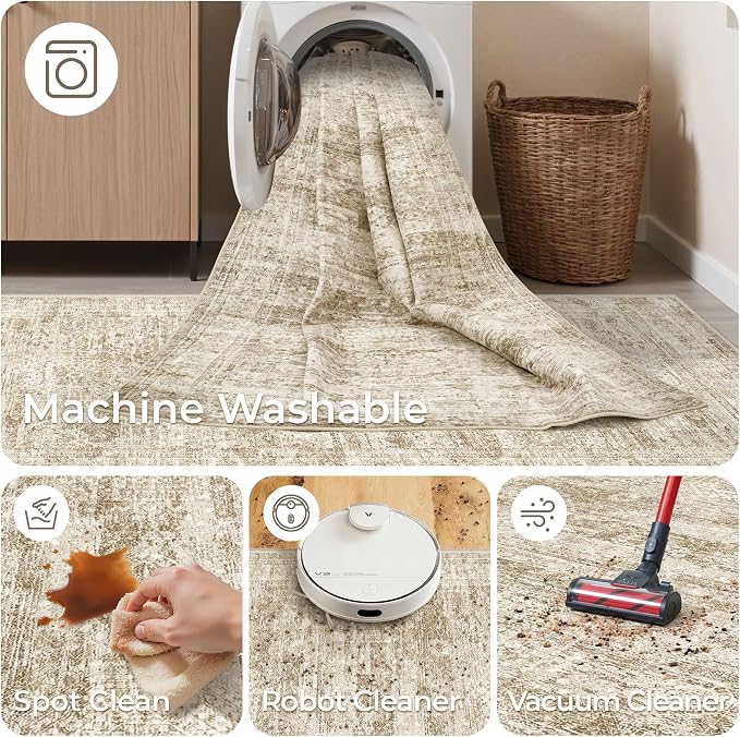 3x10 Runner Rug Non Slip Washable - Image 8