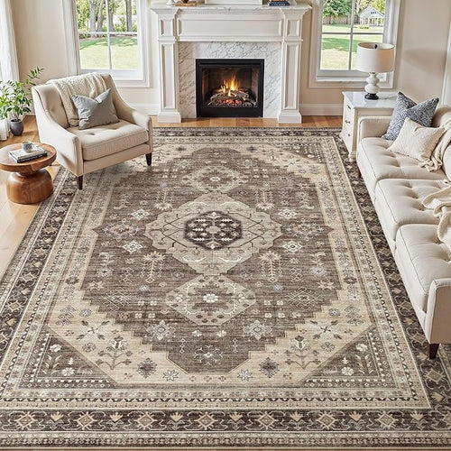 10x12 Washable Area Rug, Large Rugs by JessibouAreaRug