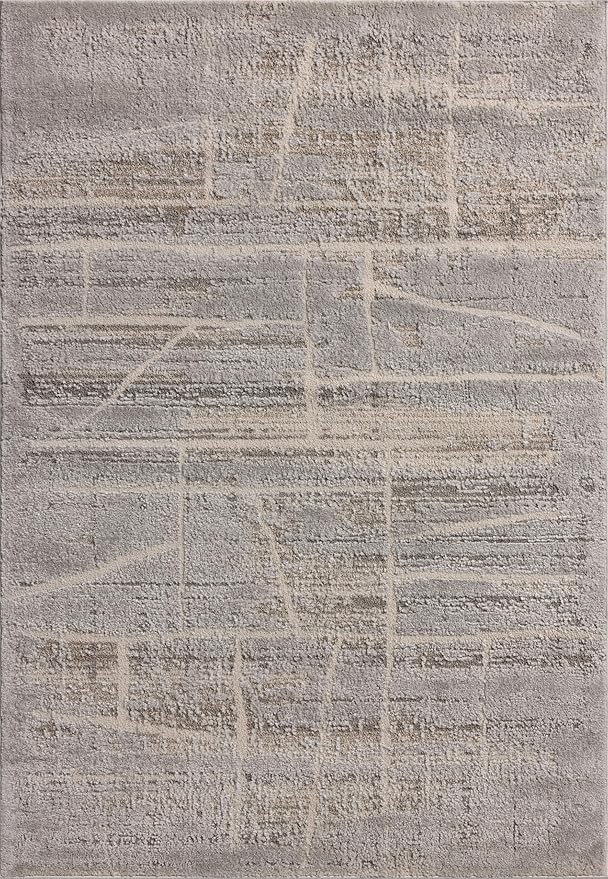 Loloi Amber Lewis Monty Collection MOT-07 Natural/Mist 4'-0" x 6'-0", .50" Pile - Image 2